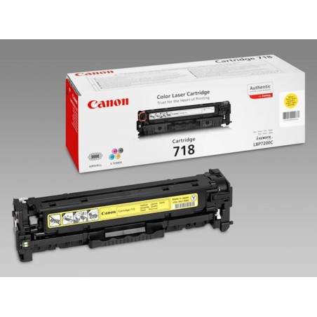 Toner Canon CRG-718Y, yellow