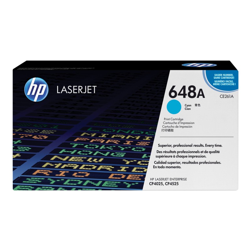 Toner HP CE261A, cyan