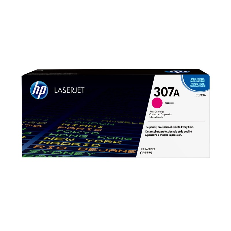 Toner HP CE743A, magenta