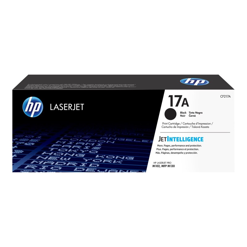 Toner HP 17A, črn, 1600 strani, CF217A
