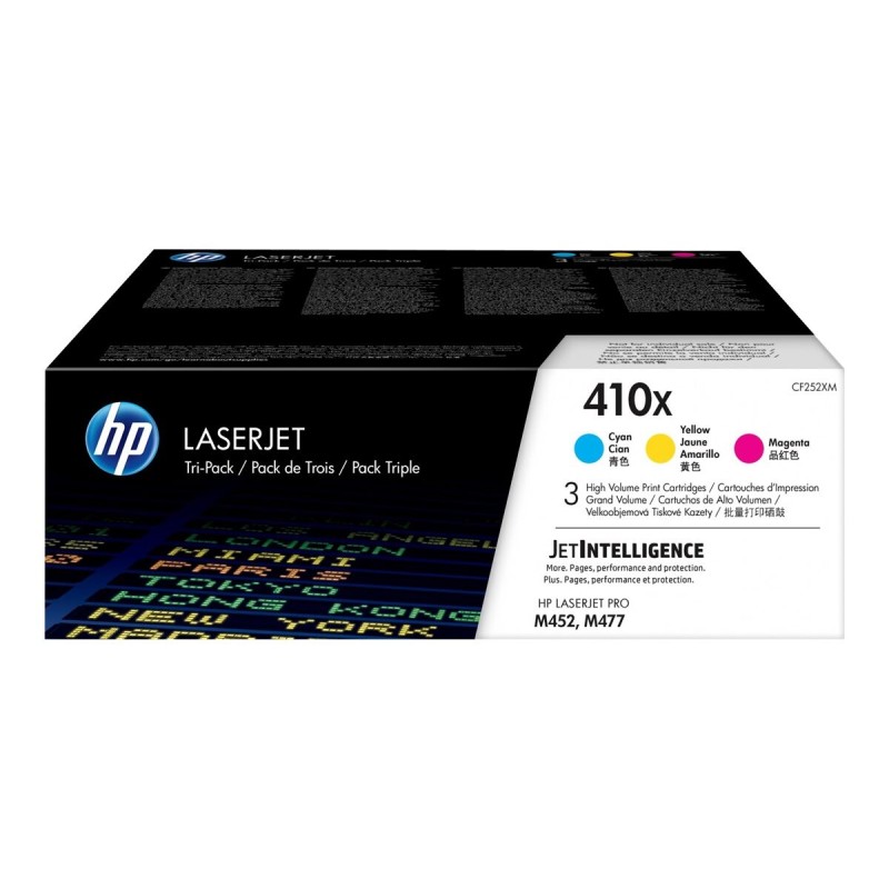 Toner HP 410X (CF252XM), barvni komplet