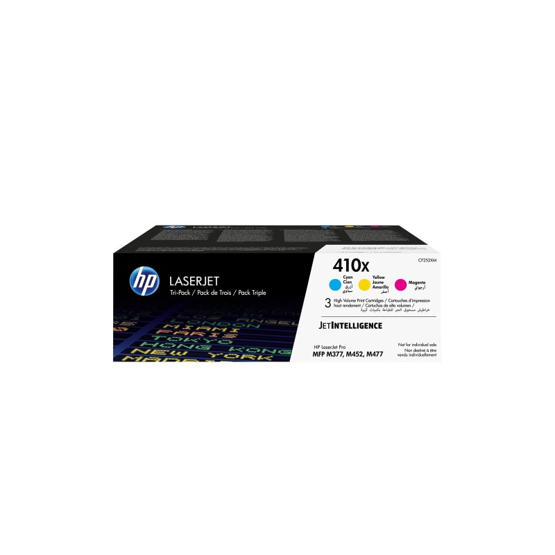 Toner HP 410X (CF252XM), barvni komplet