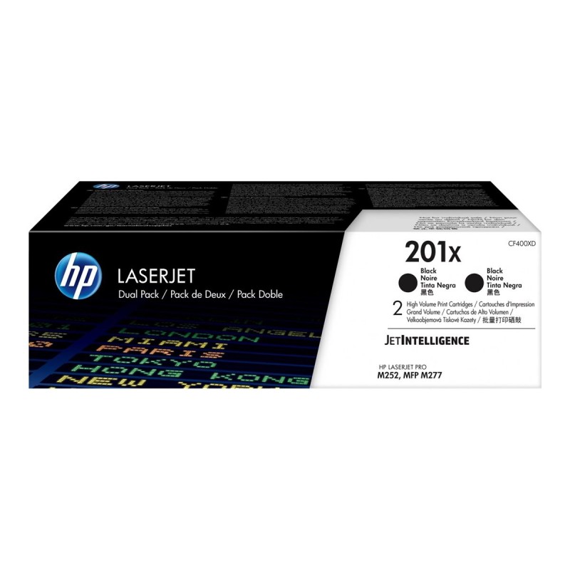 Toner HP 201X črn, dvojno pakiranje (CF400XD)