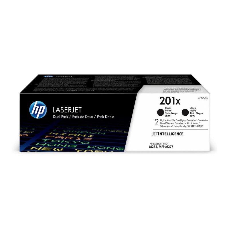 Toner HP 201X črn, dvojno pakiranje (CF400XD)