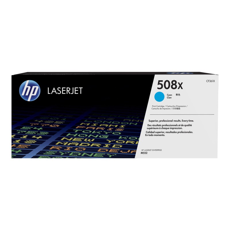 Toner HP 508X, cyan, CF361X