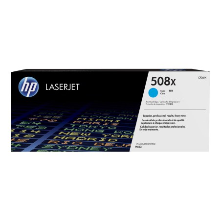 Toner HP 508X, cyan, CF361X