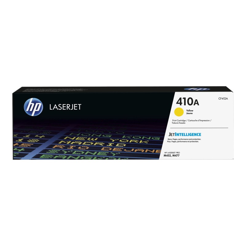 Toner HP 410A, rumen, CF412A