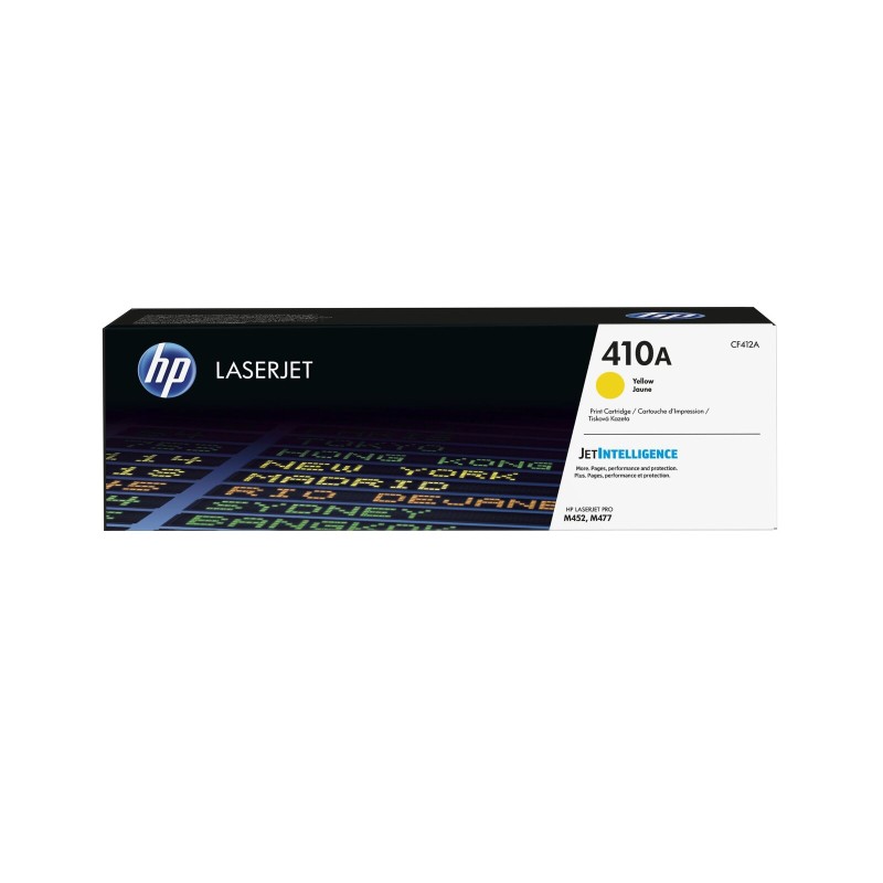 Toner HP 410A, rumen, CF412A