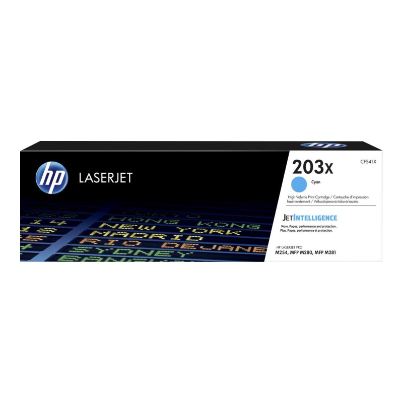 Toner HP 203X, CF541X, cyan, 2500 strani