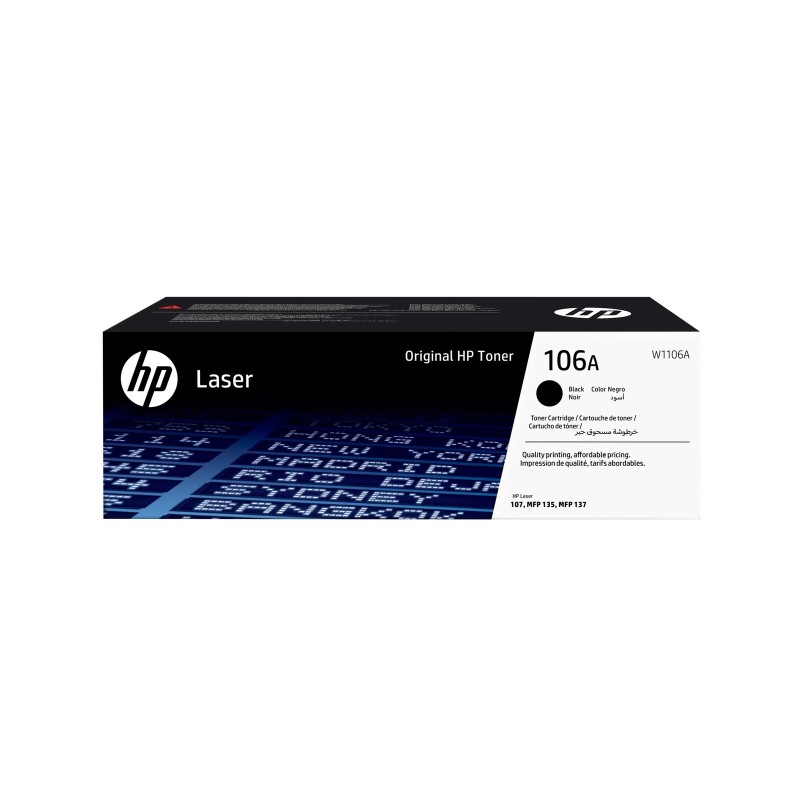 Toner HP 106A, črn, W1106A