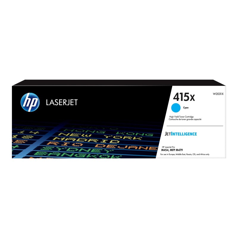 Toner HP 415X cyan, W2031X