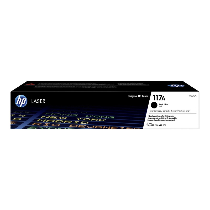 Toner HP 117A, črn, W2070A