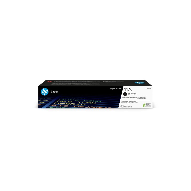 Toner HP 117A, črn, W2070A