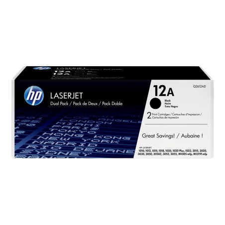 Toner HP Q2612AD (12A), črn, dvojno pakiranje