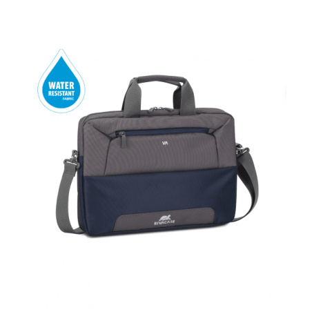 RIVACASE torbica 7727 za prenosnike do 14 inch  - sivo moder