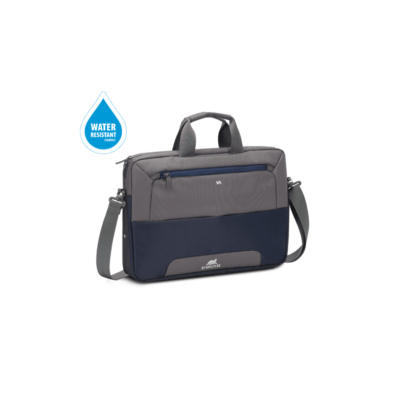 RIVACASE torbica 7737 za prenosnike do 15,6 inch  - sivo moder