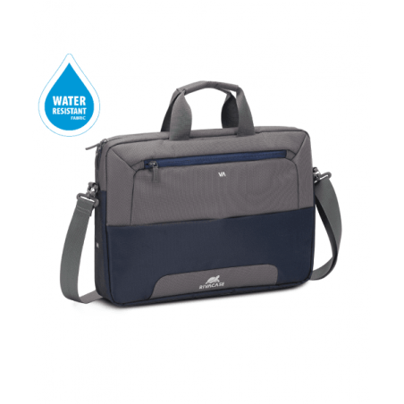 RIVACASE torbica 7737 za prenosnike do 15,6 inch  - sivo moder