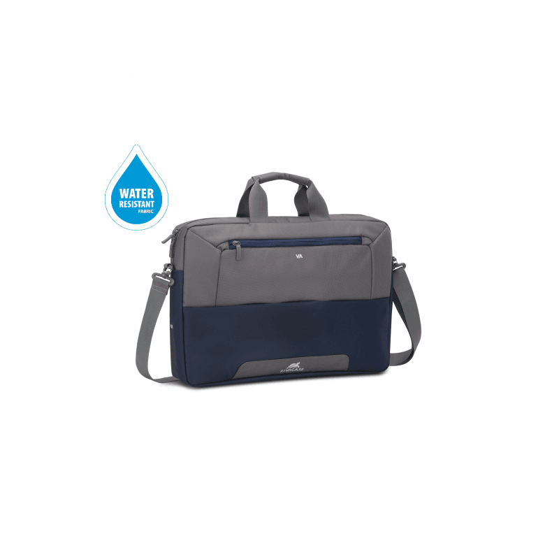RIVACASE torbica 7757 za prenosnike do 17,3 inch  - sivo moder