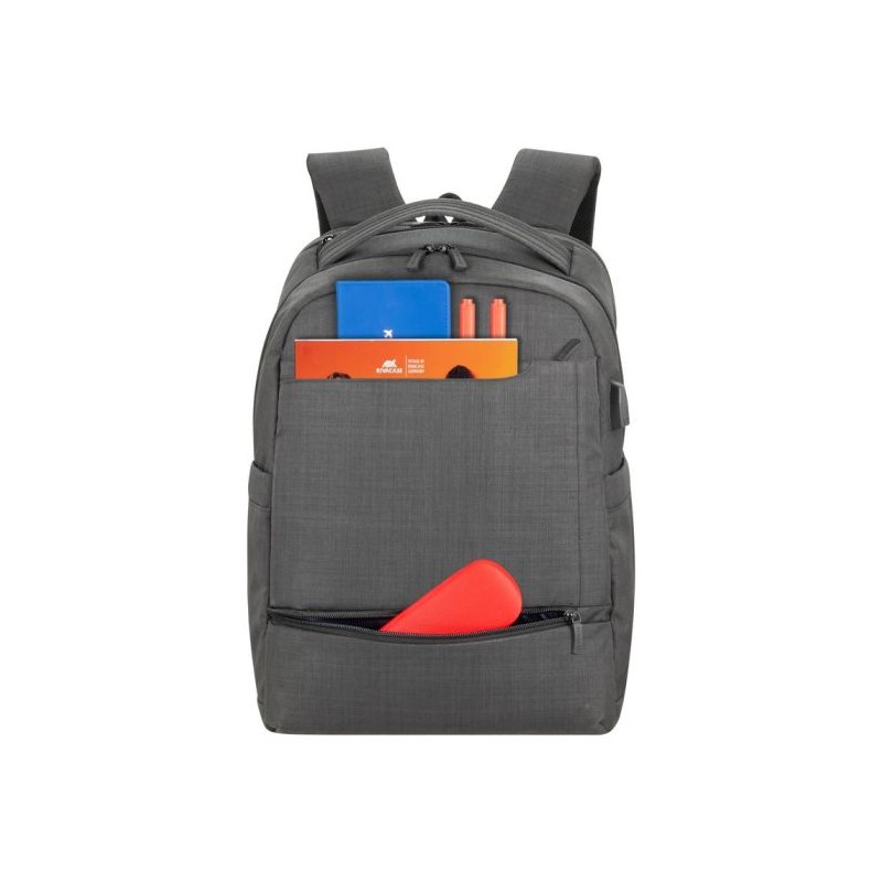 Nahrbtnik za prenosnik RivaCase 15.6", siv, 8363