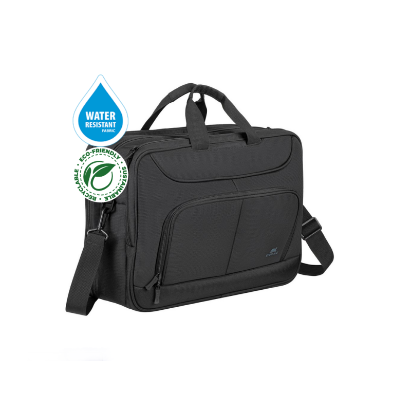 RIVACASE 8432 ECO torba Tegel za prenosnik do 15,6 inch - črna