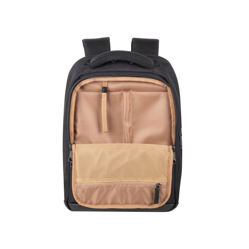 Nahrbtnik za prenosnik RivaCase ECO, za macBook Air 15 in prenosnike do 14", črn