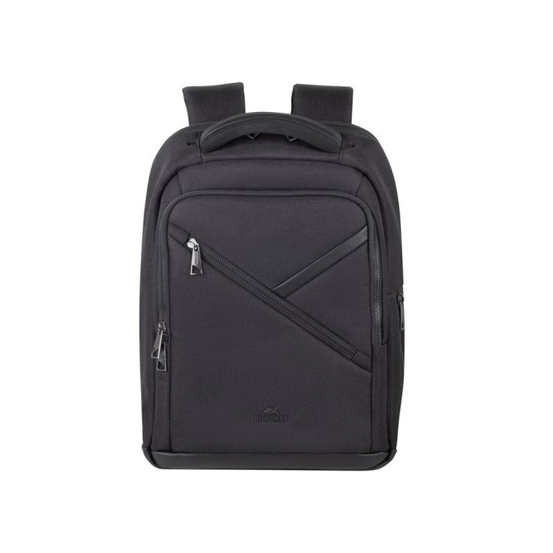 Nahrbtnik za prenosnik RivaCase ECO, za macBook Air 15 in prenosnike do 14", črn