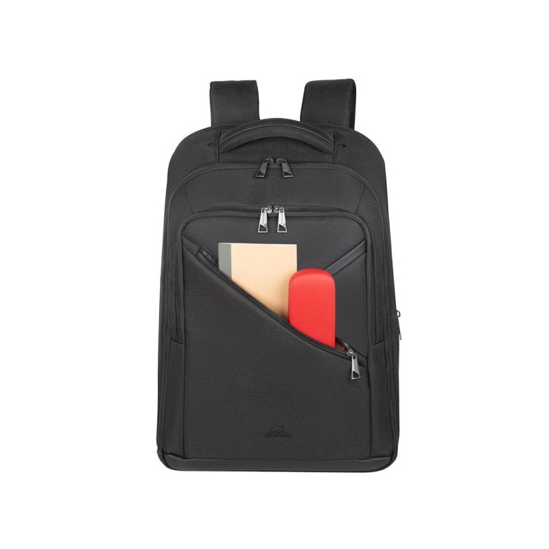 Nahrbtnik za prenosnik RivaCase ECO do 17.3", črn