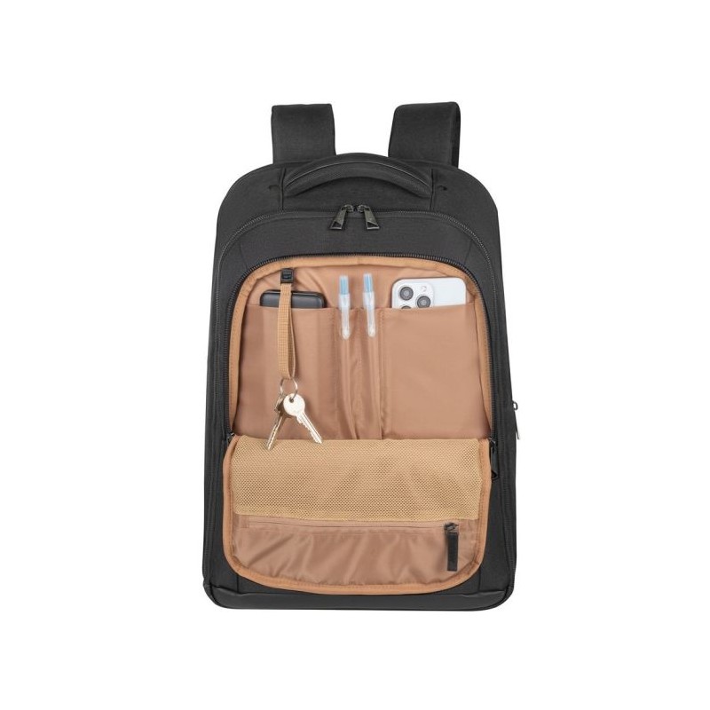 Nahrbtnik za prenosnik RivaCase ECO do 17.3", črn