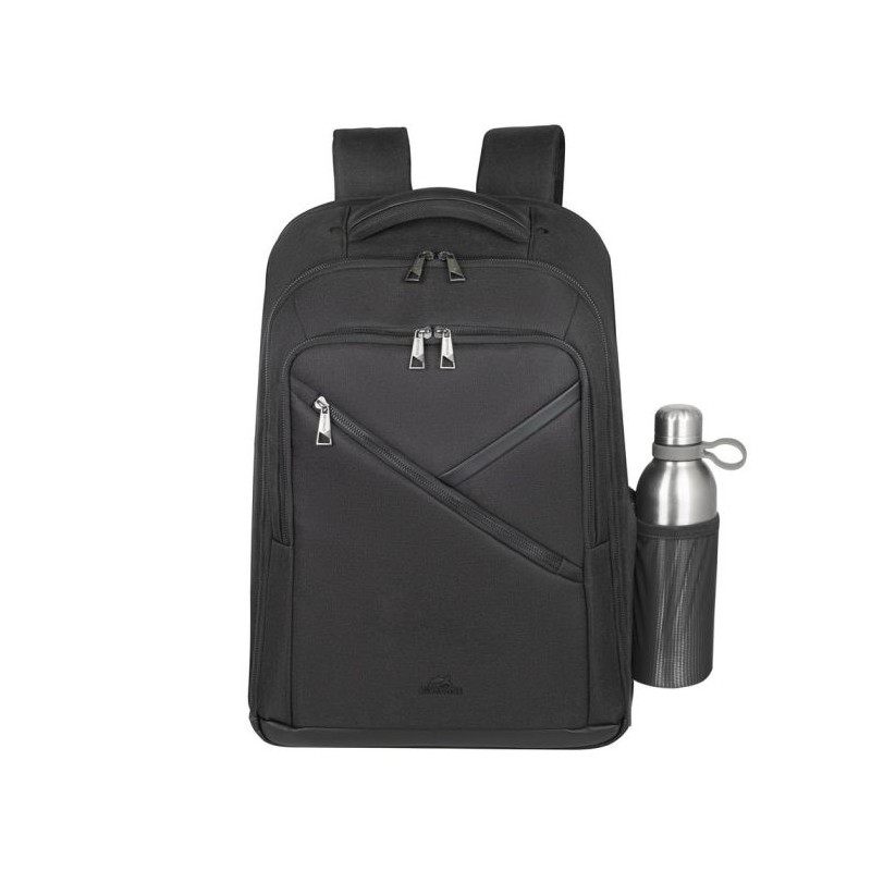 Nahrbtnik za prenosnik RivaCase ECO do 17.3", črn