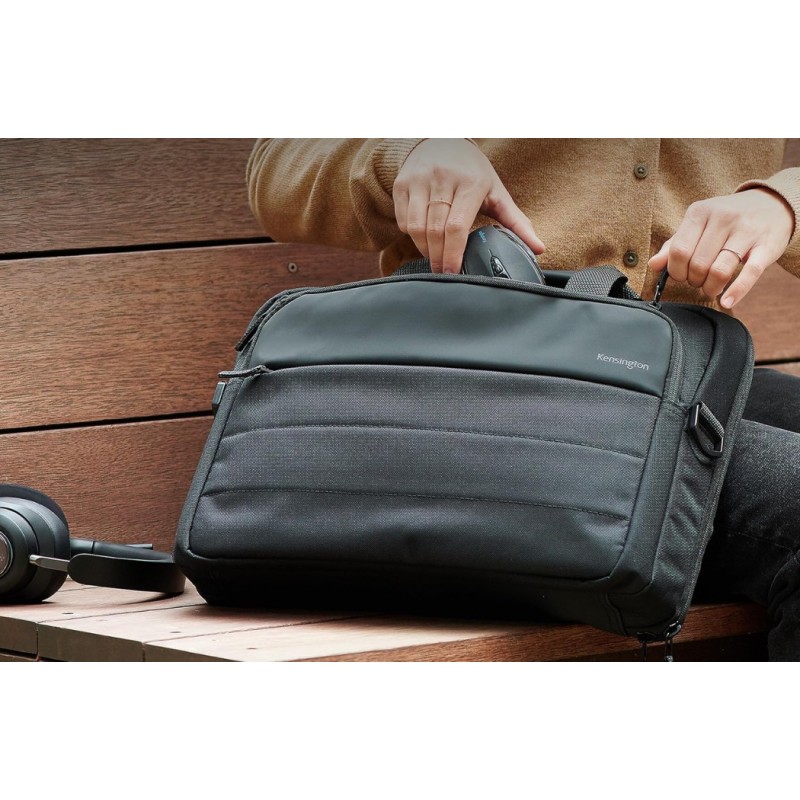 Torba za prenosni računalnik Kensington k60390ww, 16", črna