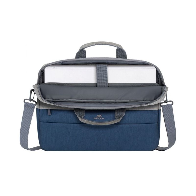 Torba za prenosnik RivaCase 7532, do 15.6, sivo-modra