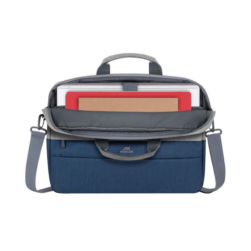 Torba za prenosnik RivaCase 7532, do 15.6, sivo-modra