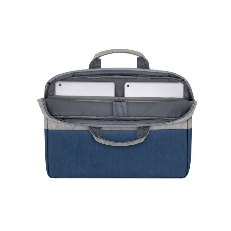Torba za prenosnik RivaCase 7532, do 15.6, sivo-modra