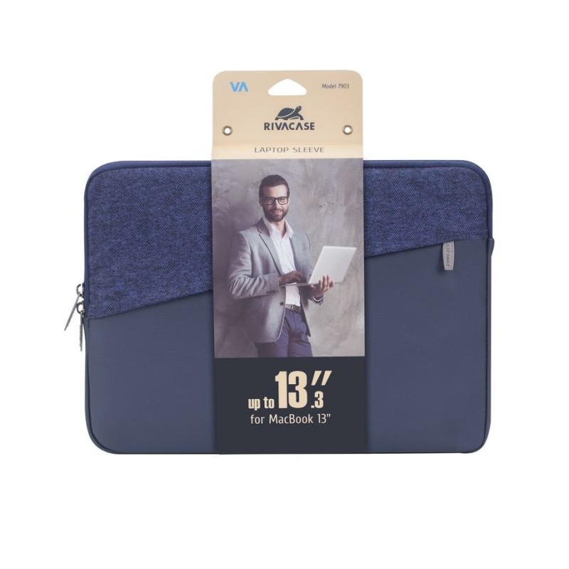 Sleeve torba za MacBook Pro in Ultrabook RivaCase 7903, do 13.3, modra