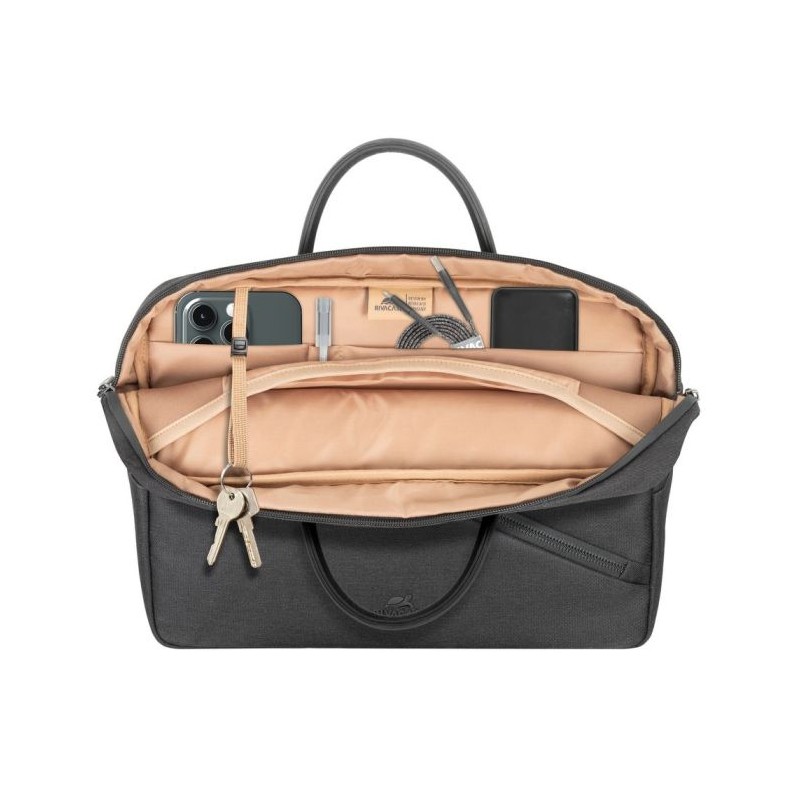 Torba za prenosnik RivaCase ECO 8124, do 14, črna