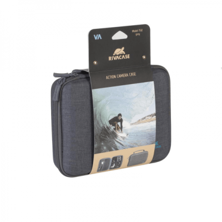 Torba RivaCase 7512 za športne kamere (GoPro) - siva
