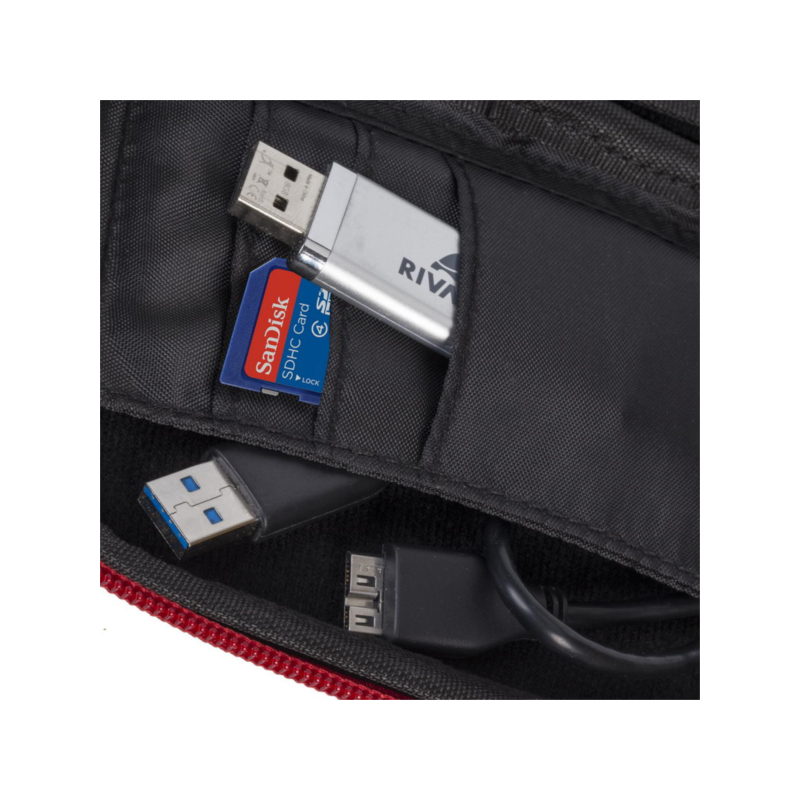 RivaCase rdeči etui za disk HDD 9101