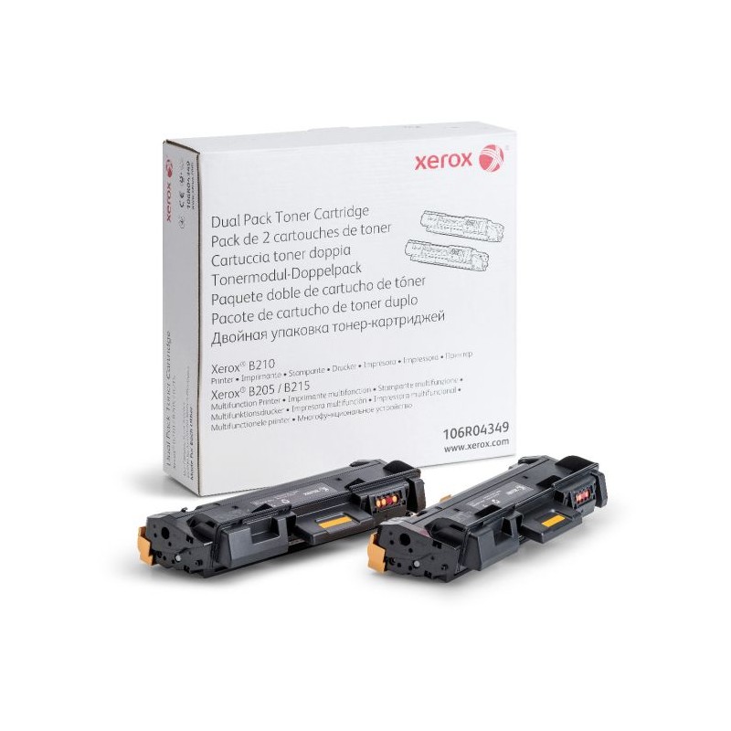 Xerox črn toner za B210/B205/B215 dual 2x3K
