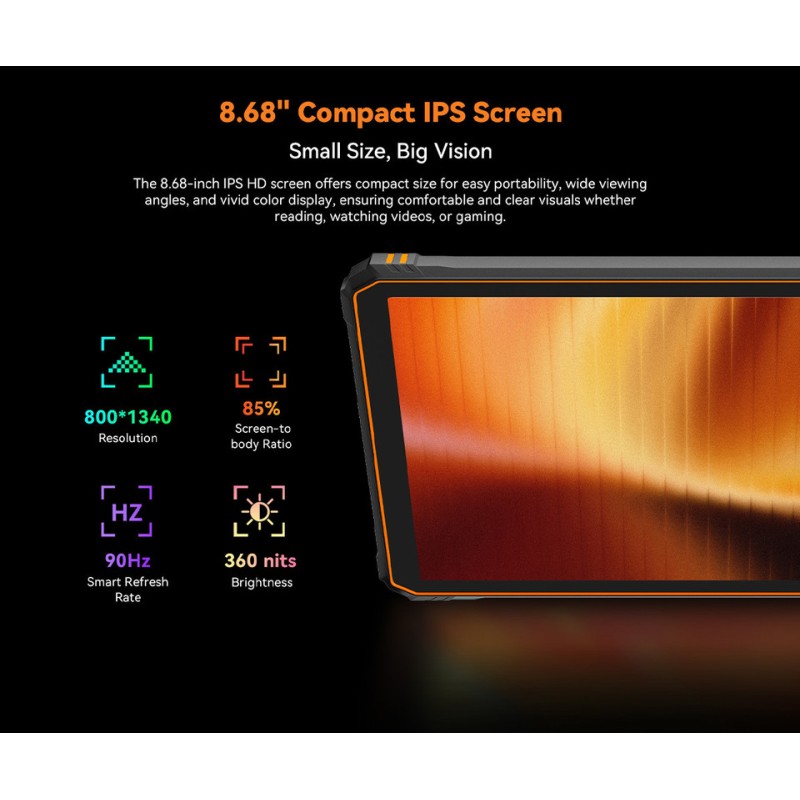 Tablični računalnik Blackview Active 5, LTE, 8GB, 128GB, črna
