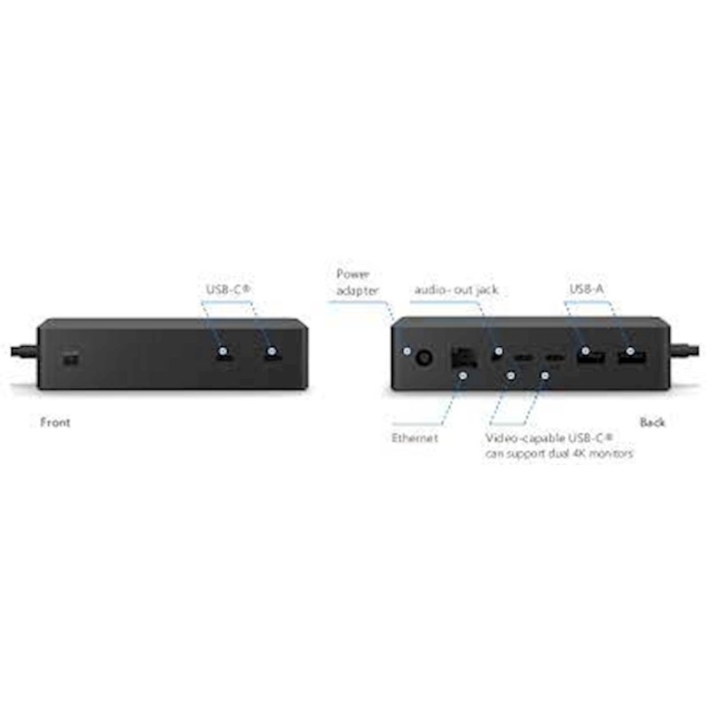 Priklopna postaja Microsoft Surface 2, SVS-00004