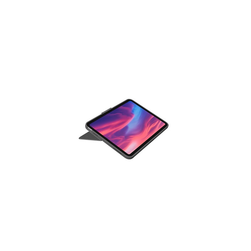 Ovitek s tipkovnico Logitech Combo Touch za iPad (10th gen.), siv, Slo g
