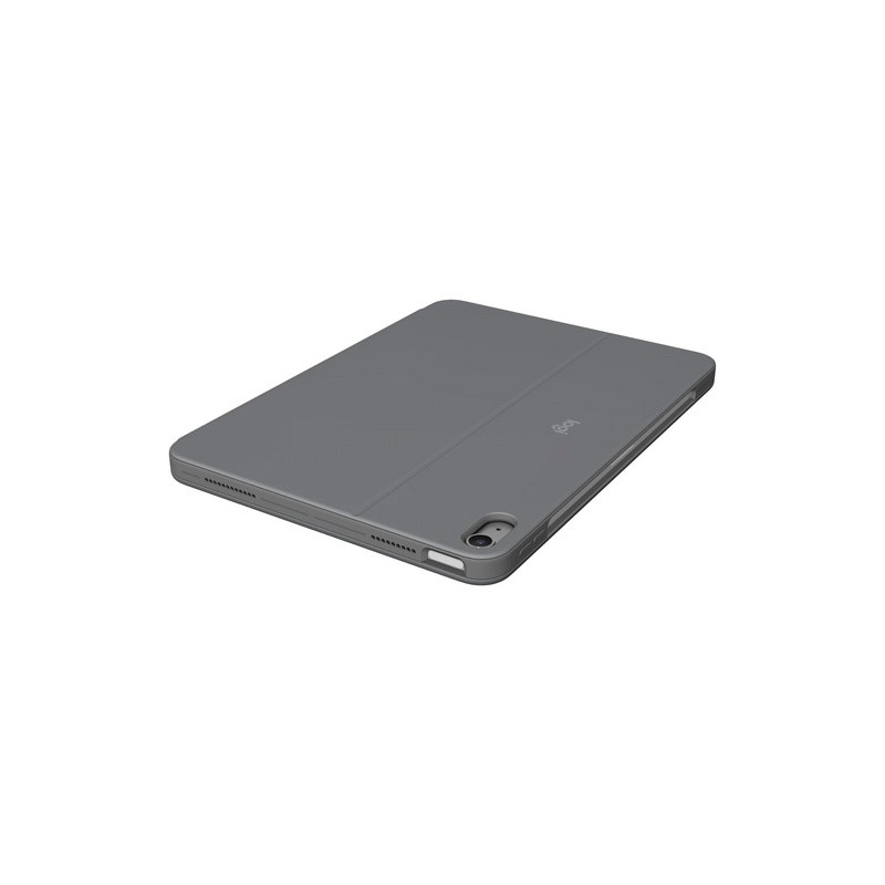 Ovitek s tipkovnico Logitech Combo Touch za iPad Air 11, M2, siv, Slo g.