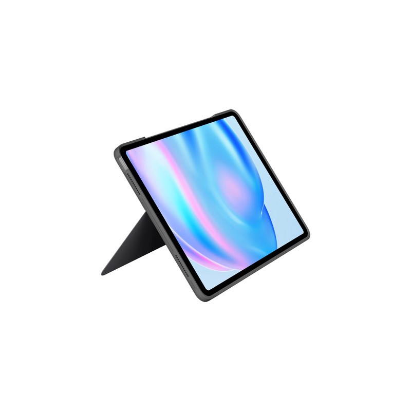 Ovitek s tipkovnico Logitech Combo Touch za iPad Air 13, M2, siv, Slo g.