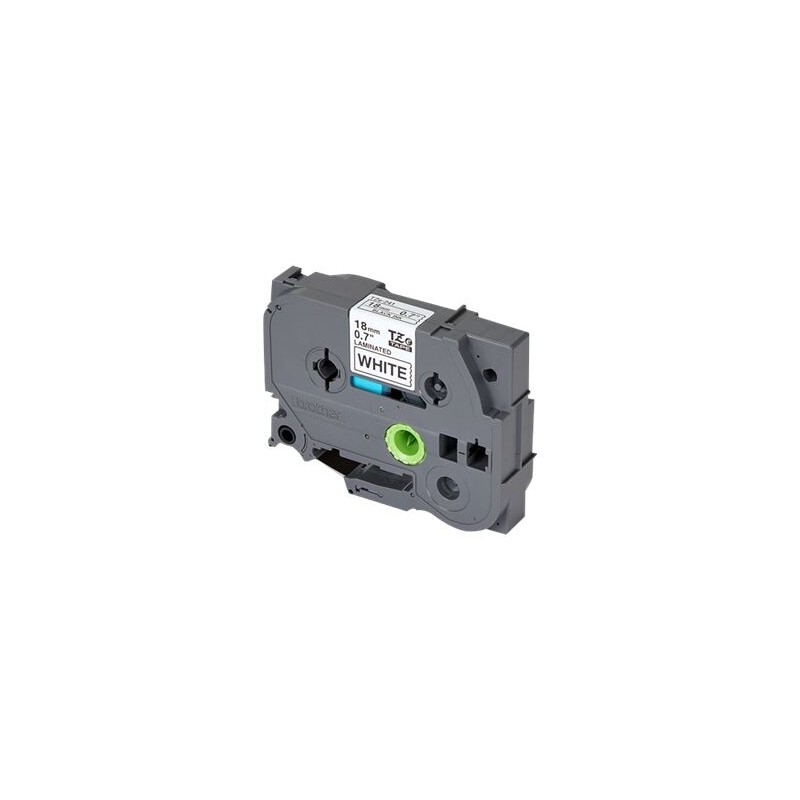 Tze241 Bel/Črn 18MM, Brother trak za tiskalnik nalepk