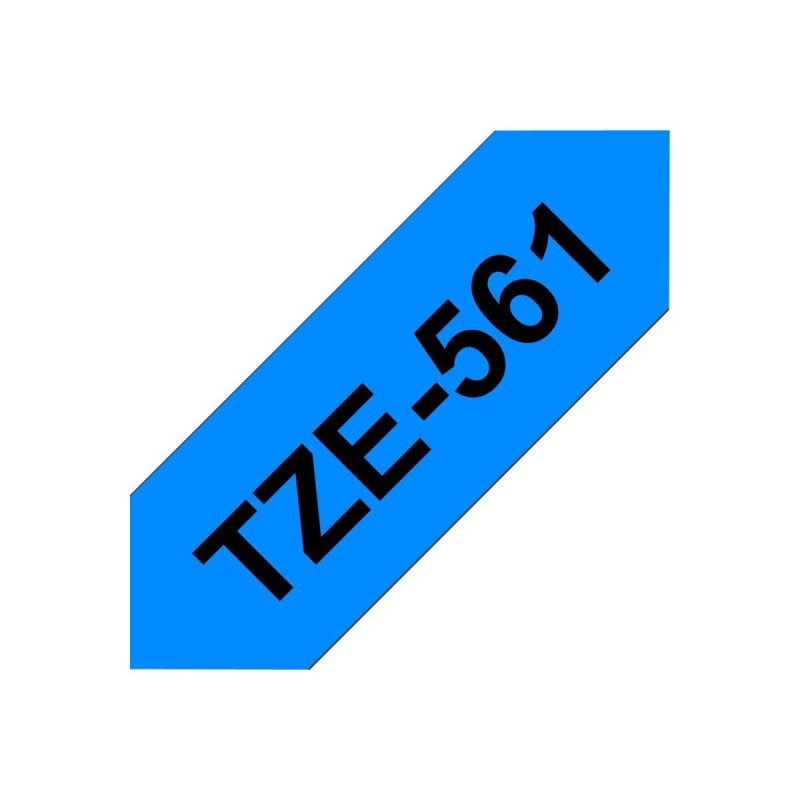 Brother TZE-561 črn/moder trak za PT 36mm, TZE561