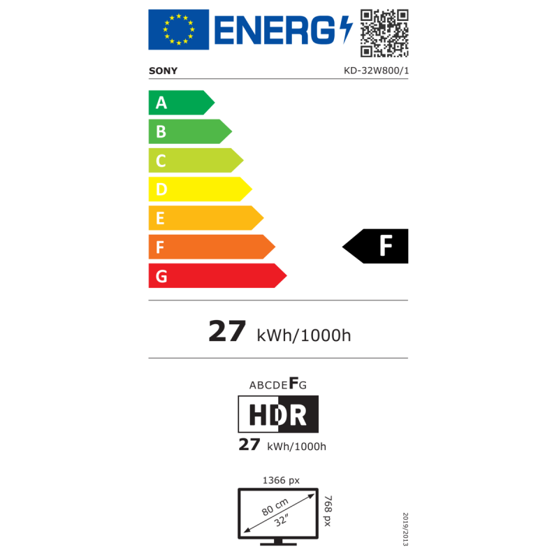 Televizor LED SONY KD32W800P1AEP