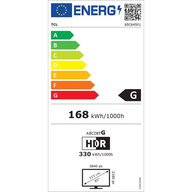 Televizor QLED TCL 85C645