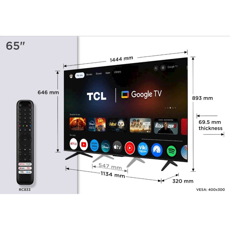 Televizor TCL 65P79K