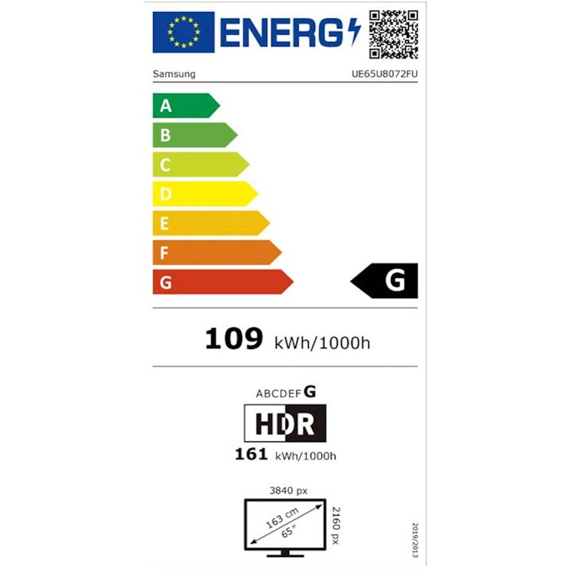 Televizor SAMSUNG TV UE65U8072FUXXH