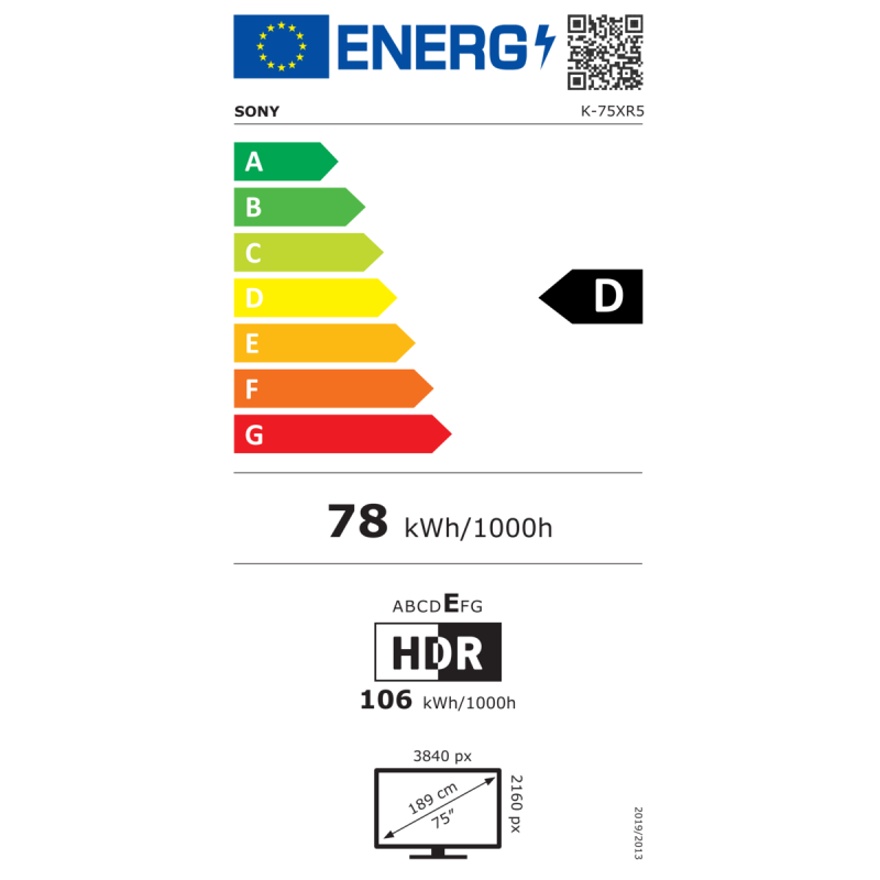 Televizor SONY Bravia 5 K-75XR5